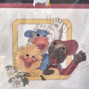 Susie's Zoo Counted Cross Stitch Kit By Janlynn